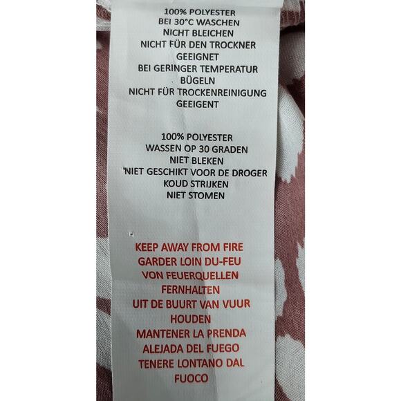 BOOHOO WOMENS MIDI SKIRT - PINK SATIN SPLATTER DOT - HIGH SLIT - SIZE 12 - Picture 8 of 10